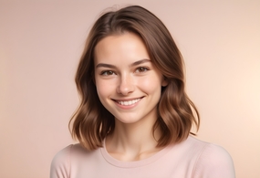 欧美年轻甜美微笑女生图片